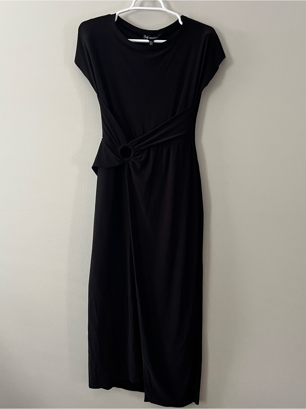 Body by Miracle Suit Women’s Black Faux Wrap Shapewear Dress Size XS
